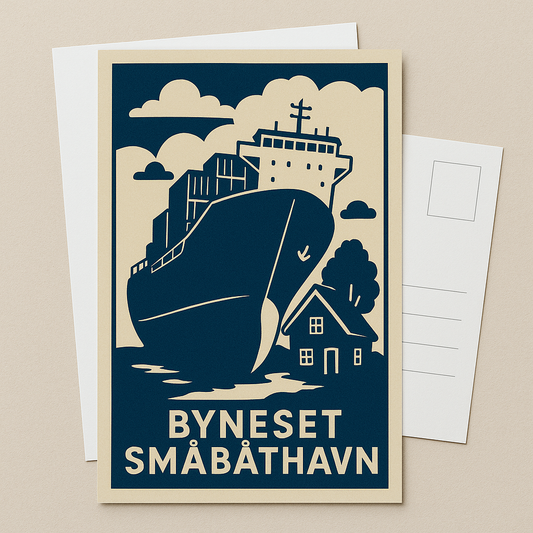 Postkort Byneset Småbåthavn