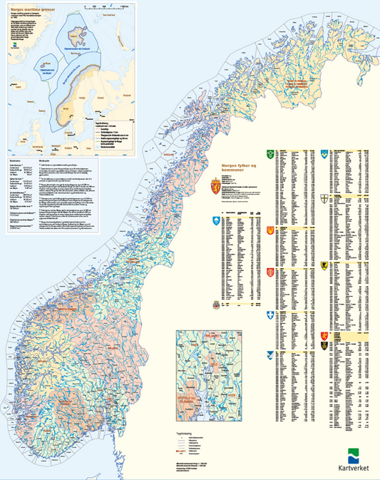 Norges grenser i land og på hav