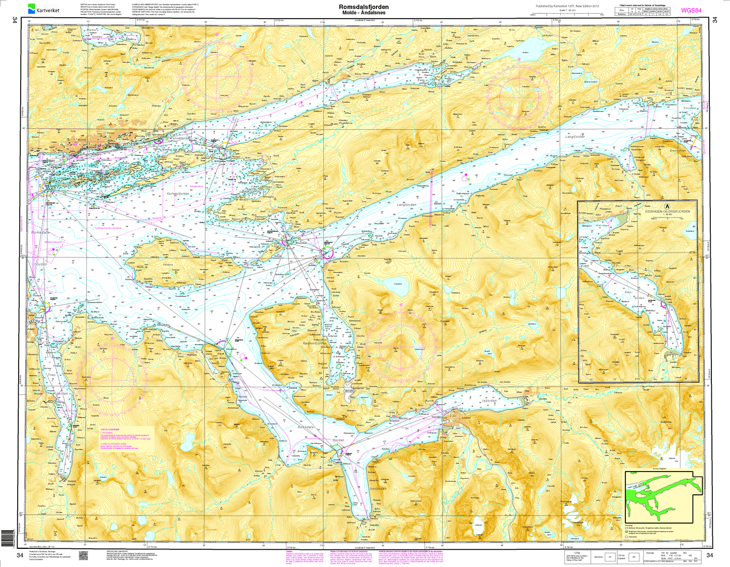34 Romsdalsfjorden. Molde - Åndalsnes