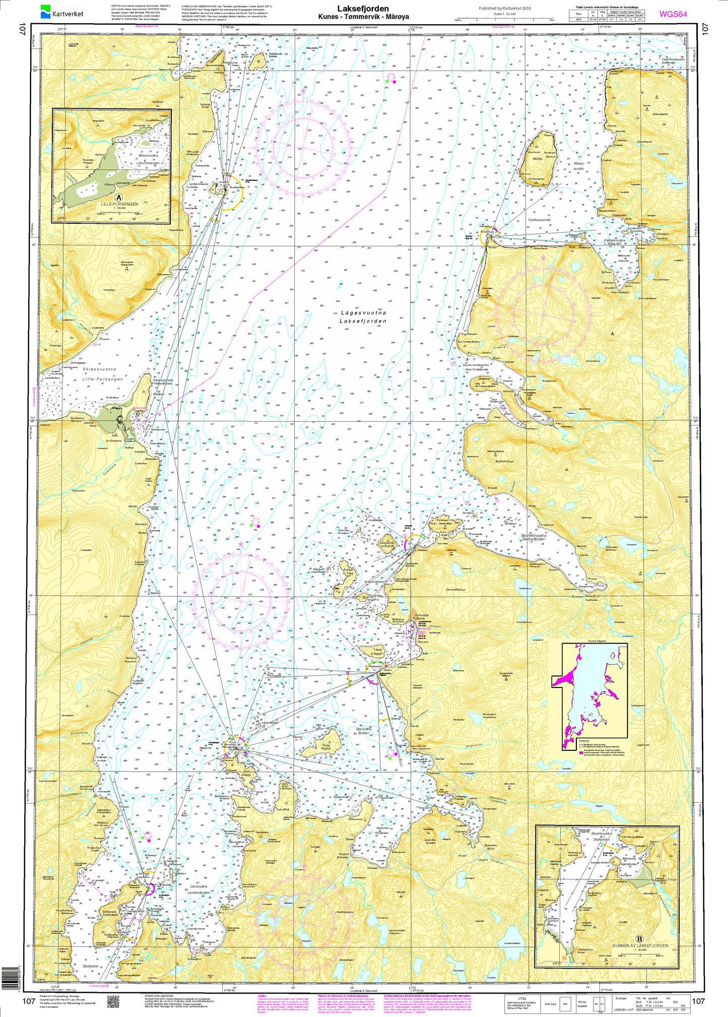 107 Laksefjorden, Kunes - Tømmervik - Mårøya