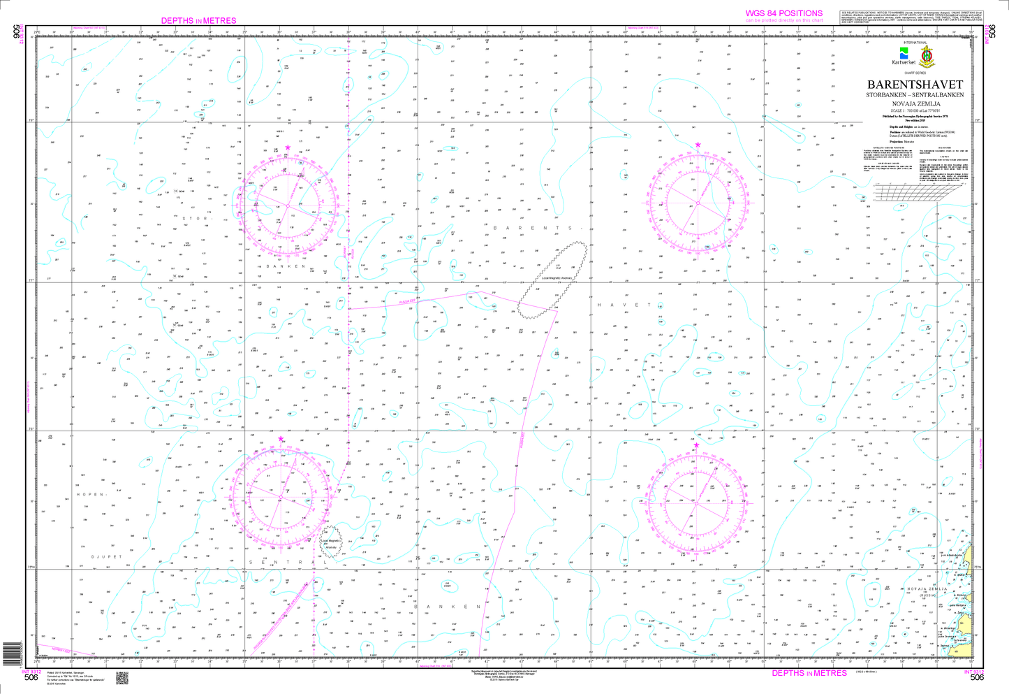 506 Barentshavet, fra Storbk/Sentralbk til Nov.Zemlja