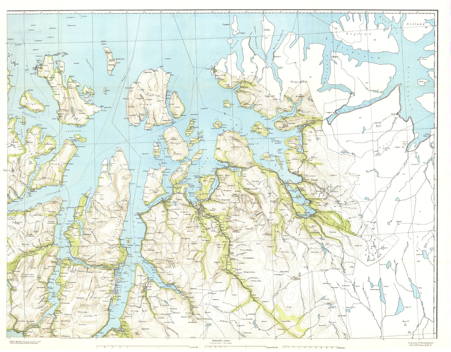 Kart over Tromsø Amt 10 IV: Troms