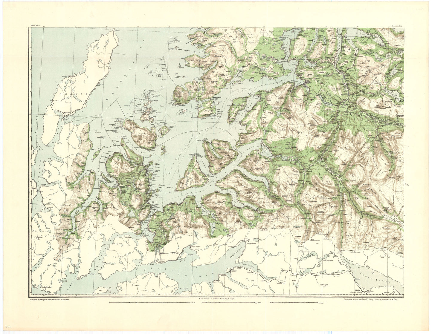 Kart over Tromsø Amt 10 I: Troms