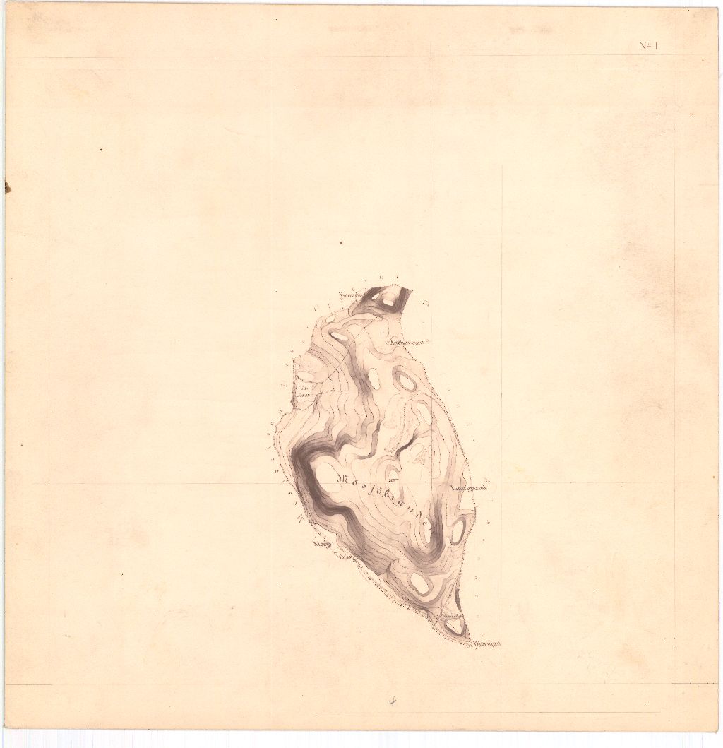 Akershus amt nr 58-1: Kart over Wedels Skove i Nordmarken: Akershus