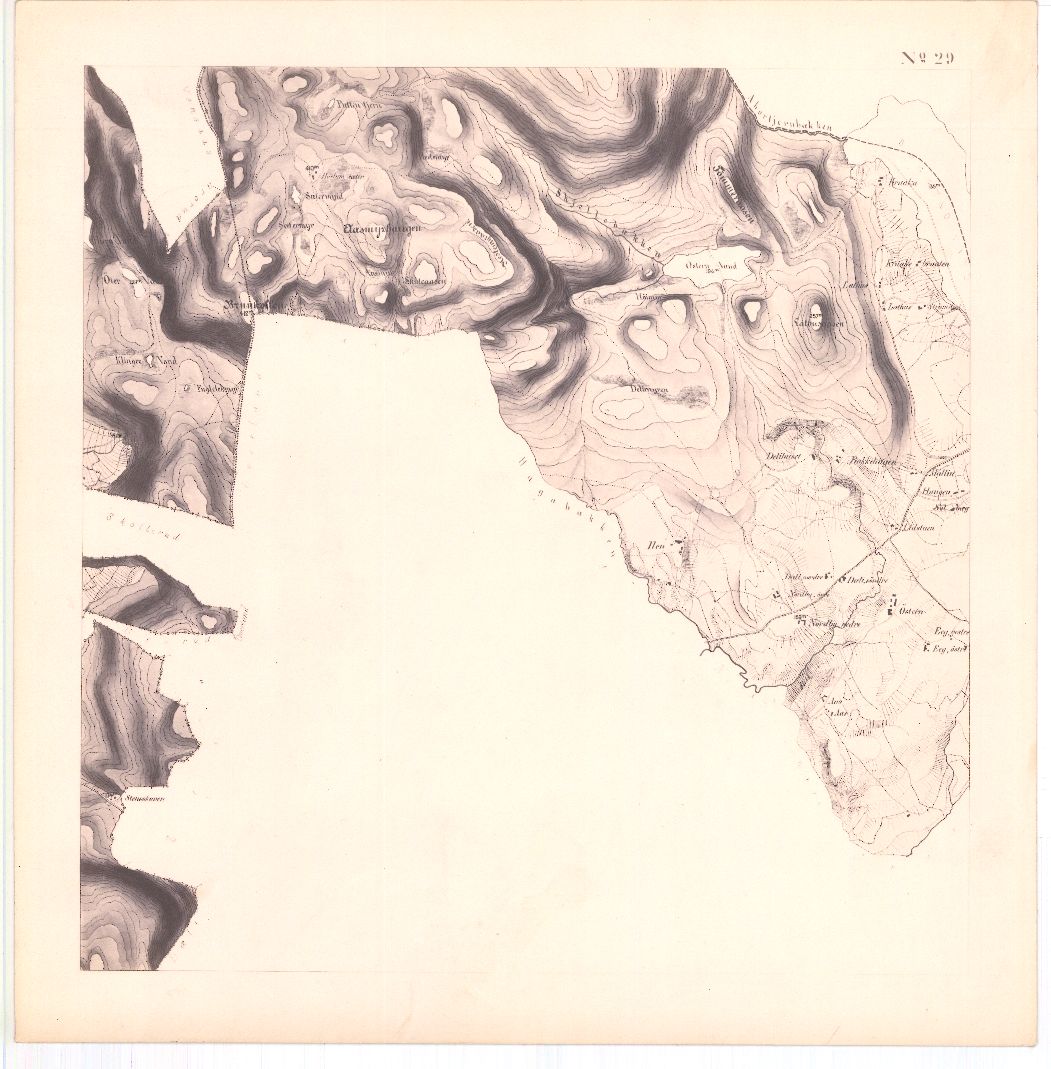 Akershus amt nr 58-29: Kart over Wedels Skove i Nordmarken: Akershus