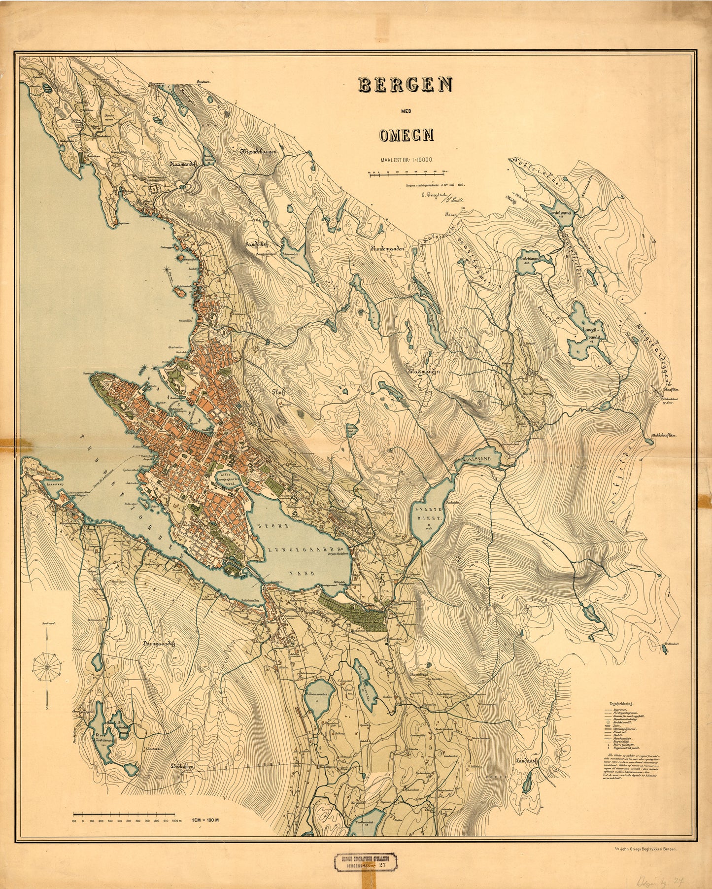 Bergens by nr 27: Bergen med omegn: Hordaland