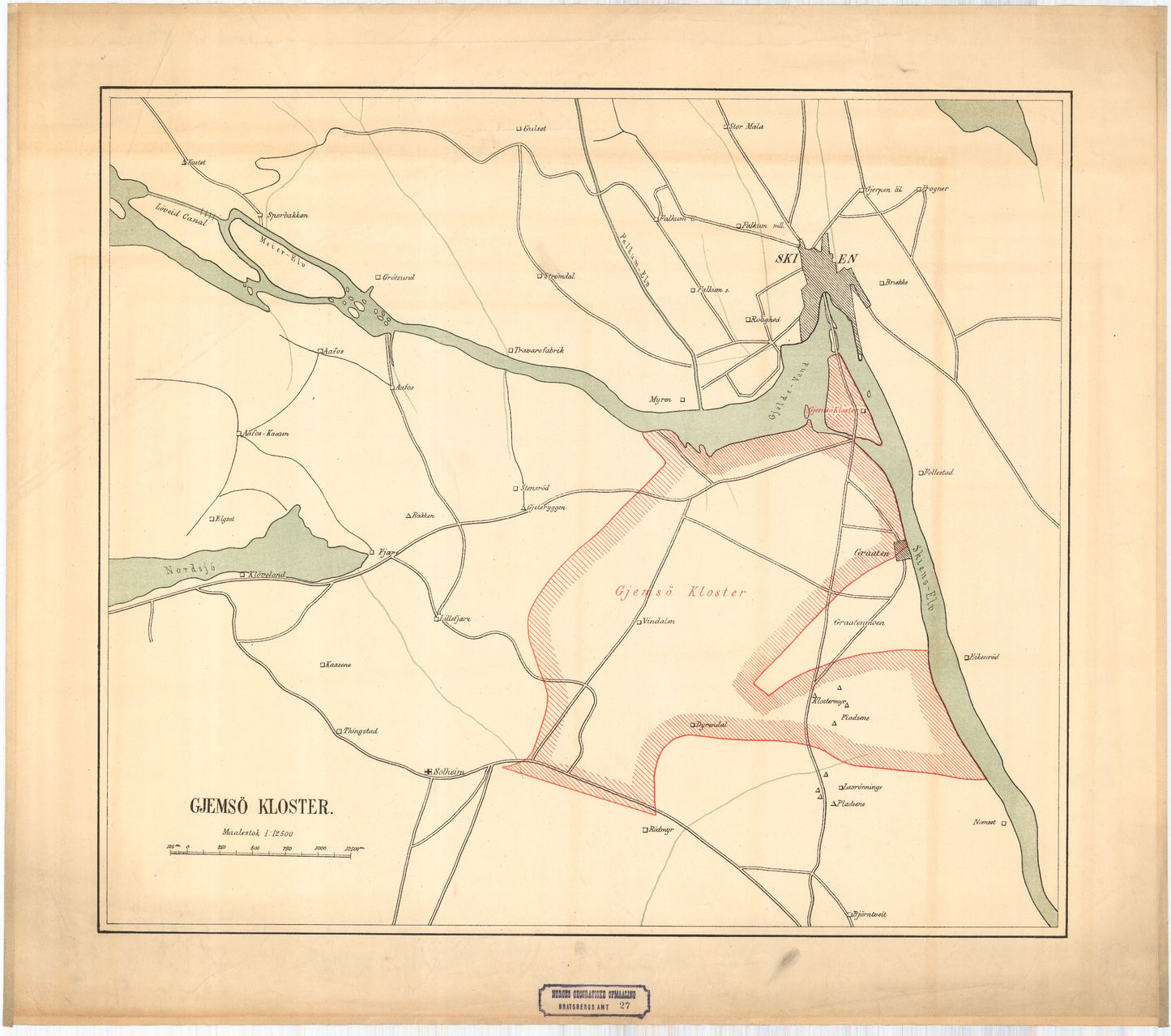 Bratsberg-amt nr 27: Gjemsø Kloster: Telemark
