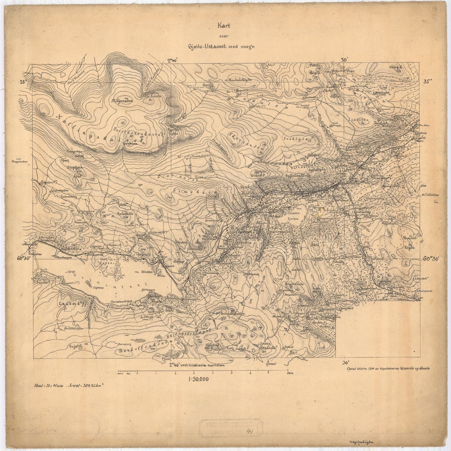 Buskerud amt nr 41-1: Geilo-Ustaoset: Buskerud
