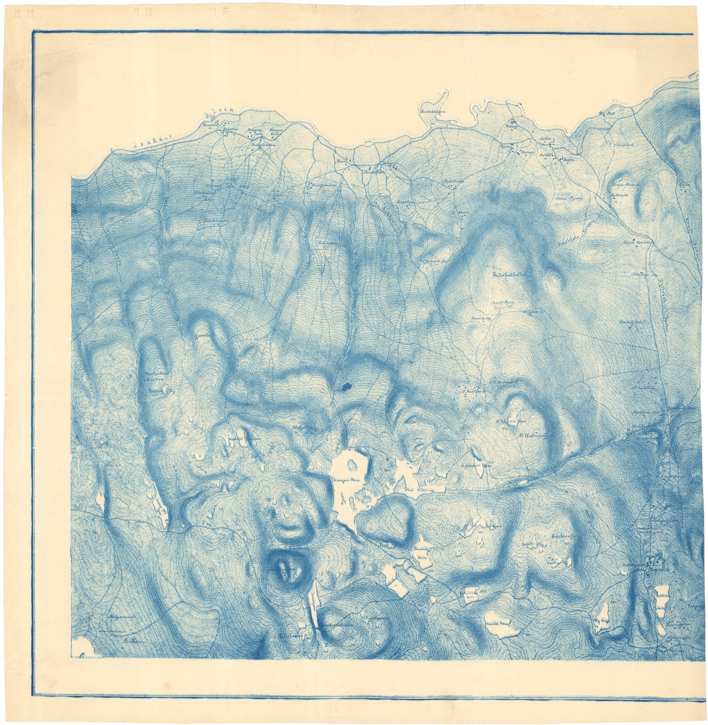 Buskerud amt nr 63-7-2: Kart over Kongsberg Sølvværks skove: Buskerud