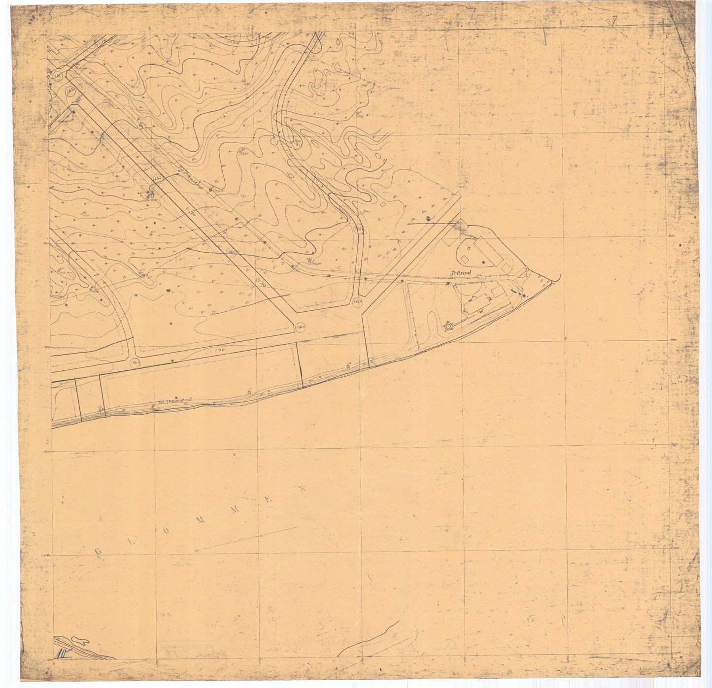 Hedemarkens amt nr 77-7: Kart over Kongsvinger: Hedmark