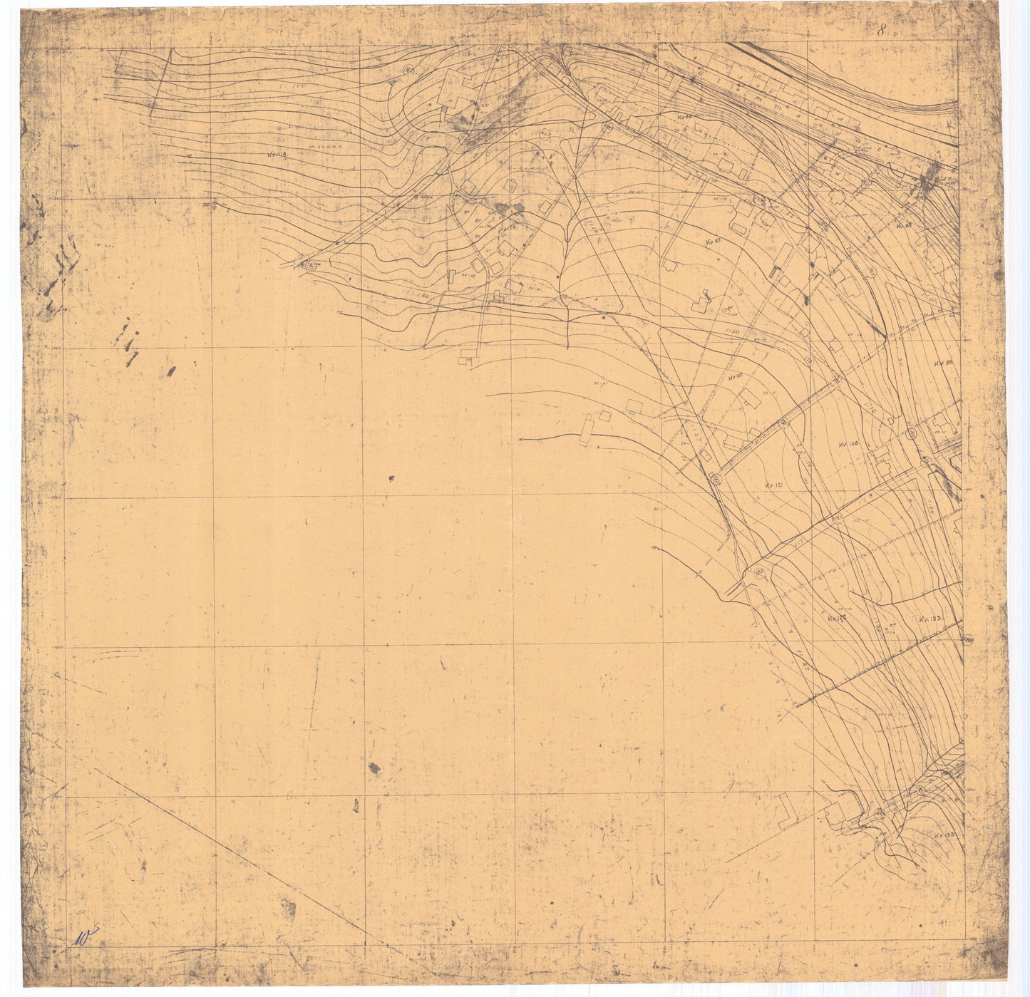 Hedemarkens amt nr 77-8: Kart over Kongsvinger: Hedmark
