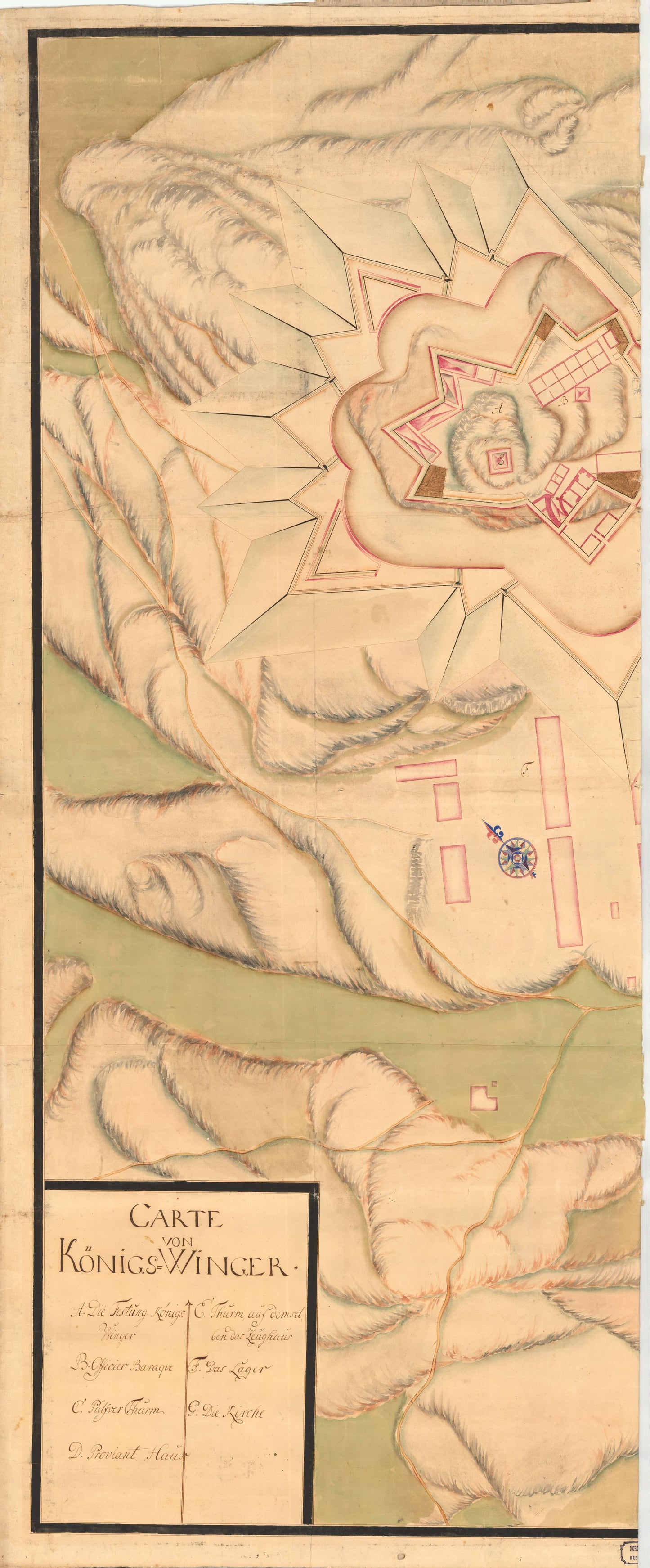 Hedemarkens amt nr 9-vest: Carte von Kønigs-Winger: Hedmark