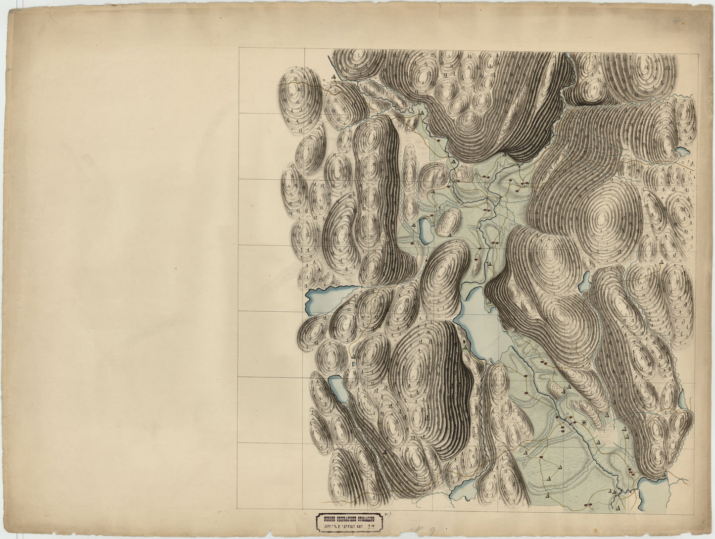 Jarlsberg og Larviks amt nr 12-9: Kart over en Del af Jarlsberg og Laurvigs Amt: Vestfold