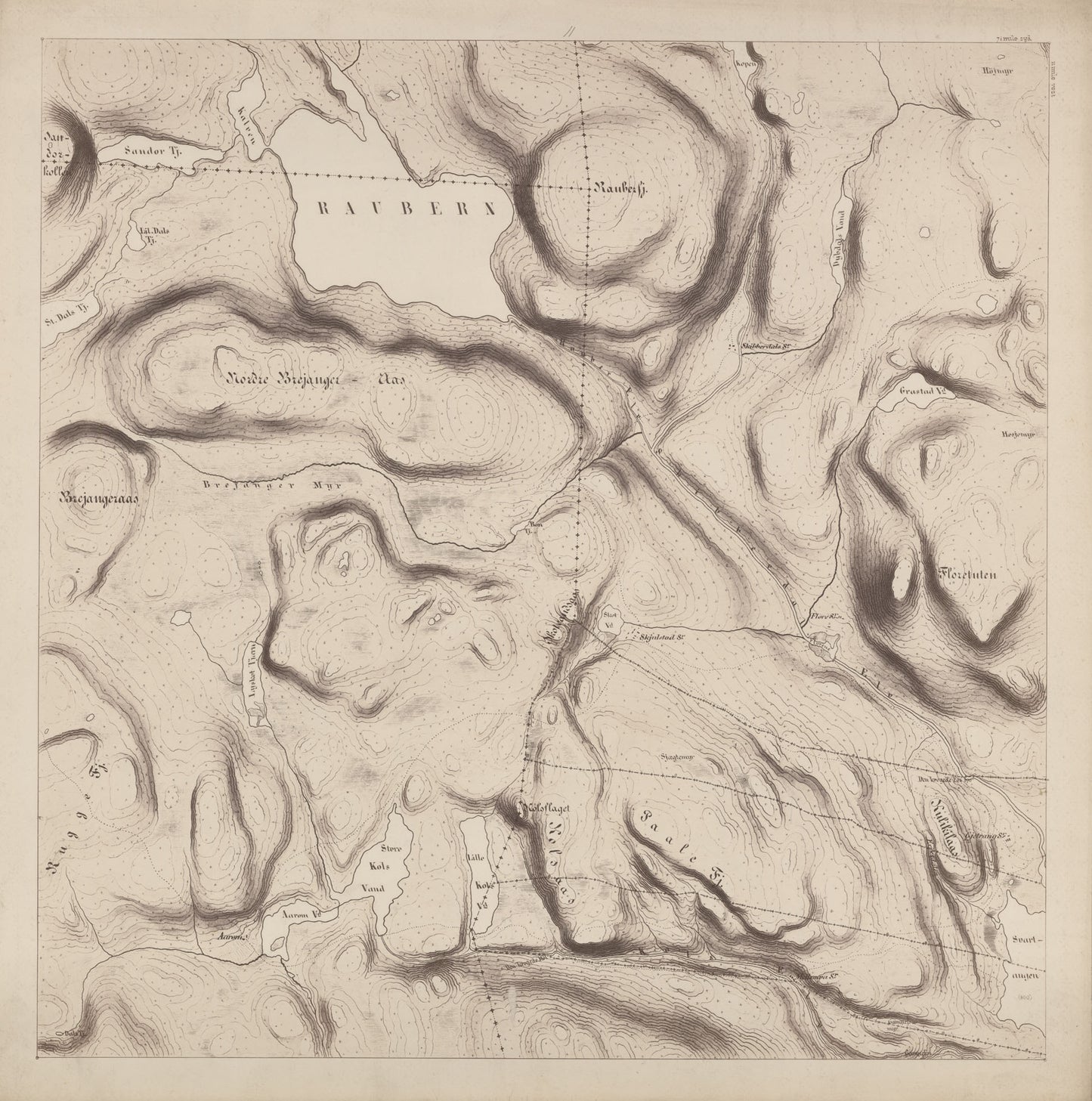 Jarlsberg og Larviks amt nr 39-11: Kart over det forrige Grevskab: Telemark | Vestfold