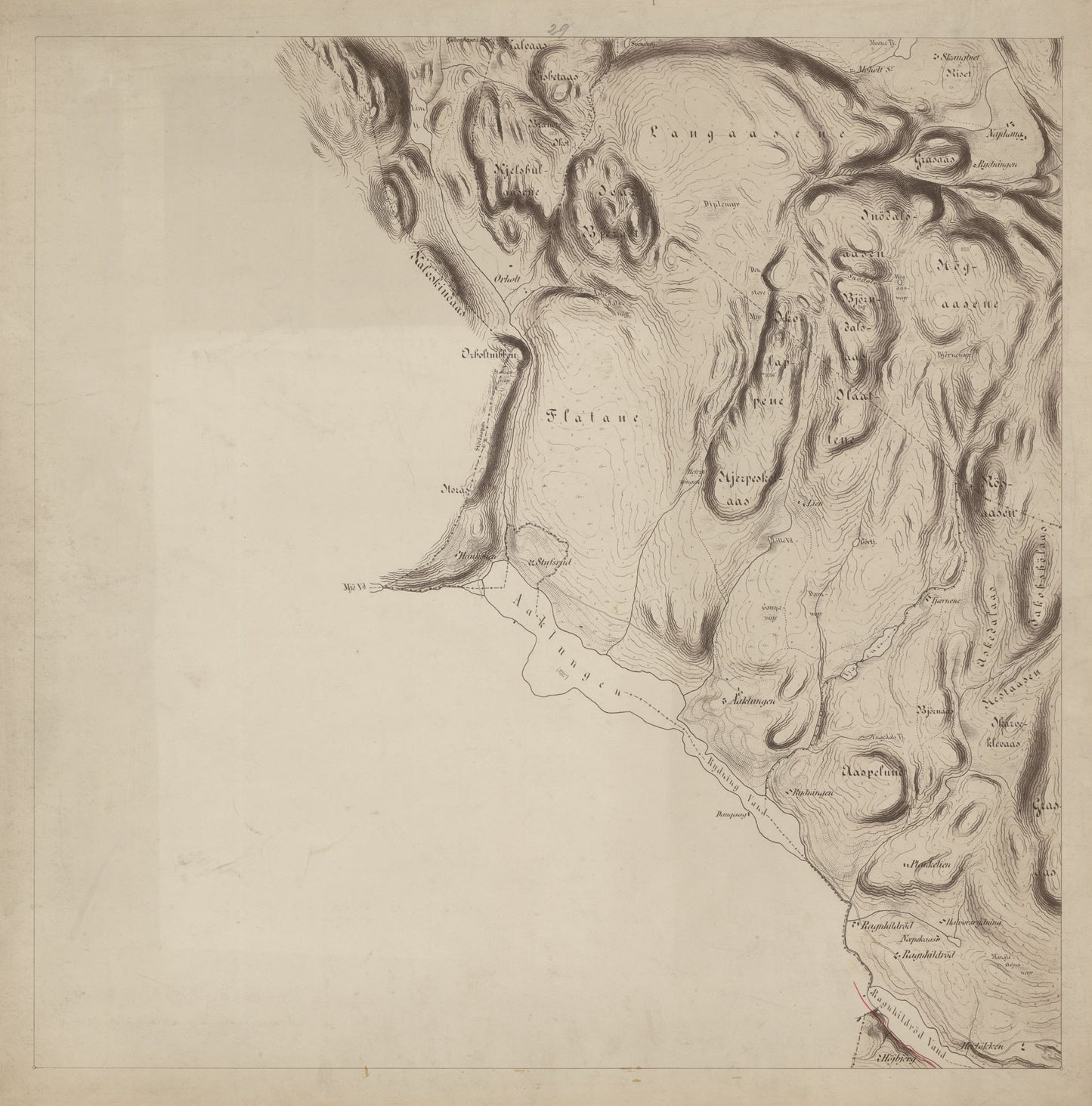 Jarlsberg og Larviks amt nr 39-29: Kart over det forrige Grevskab: Telemark | Vestfold