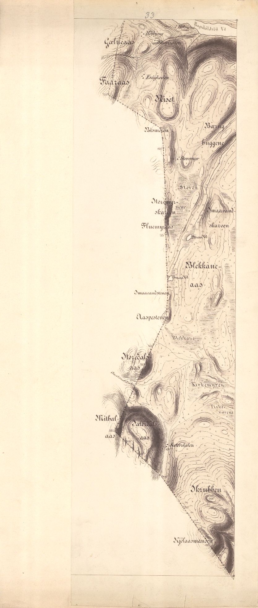 Jarlsberg-og-Larviks-amt nr 39-33: Kart over Forrige Grevskab: Vestfold