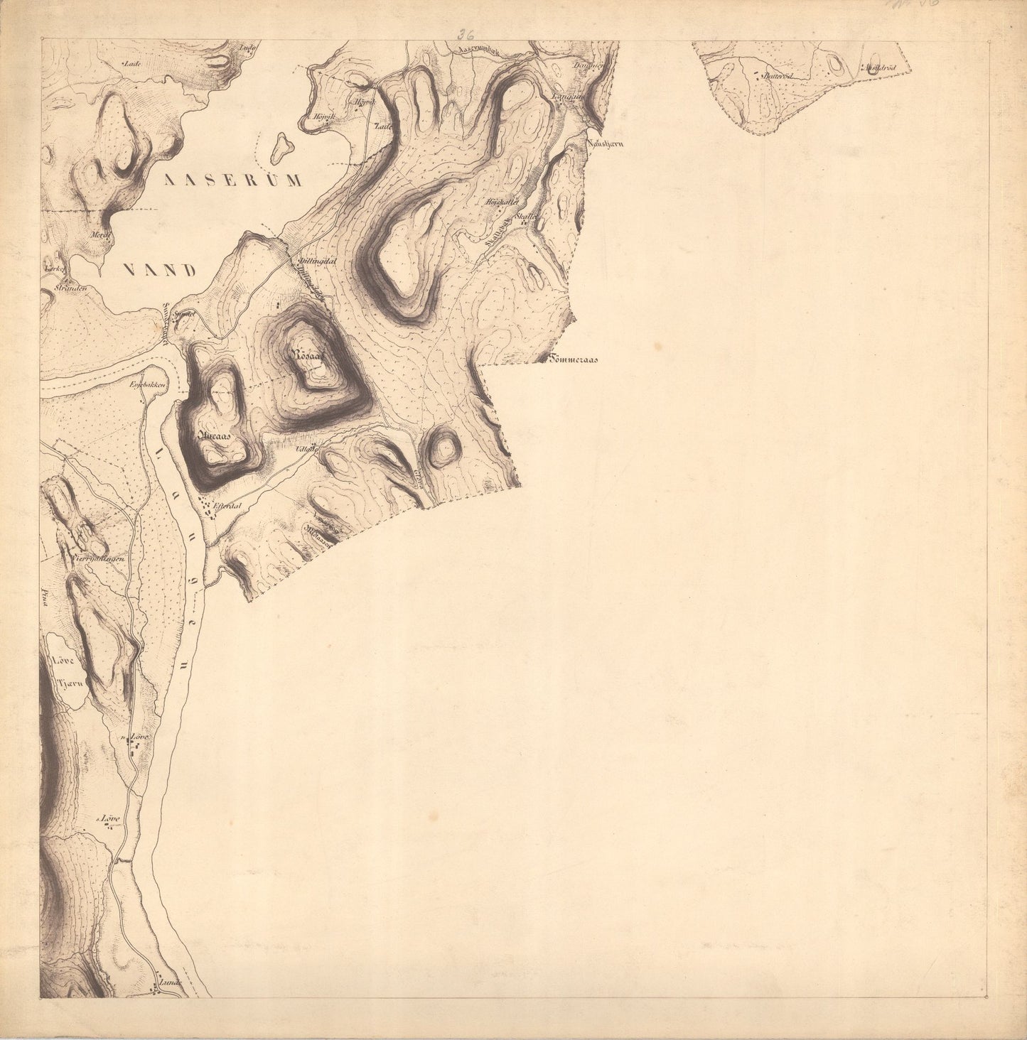 Jarlsberg-og-Larviks-amt nr 39-36: Kart over Forrige Grevskab: Vestfold