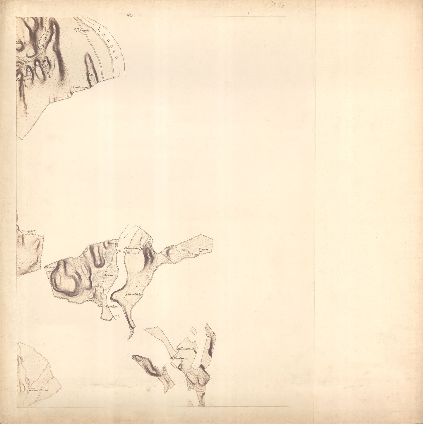 Jarlsberg-og-Larviks-amt nr 39-40: Kart over Forrige Grevskab: Vestfold