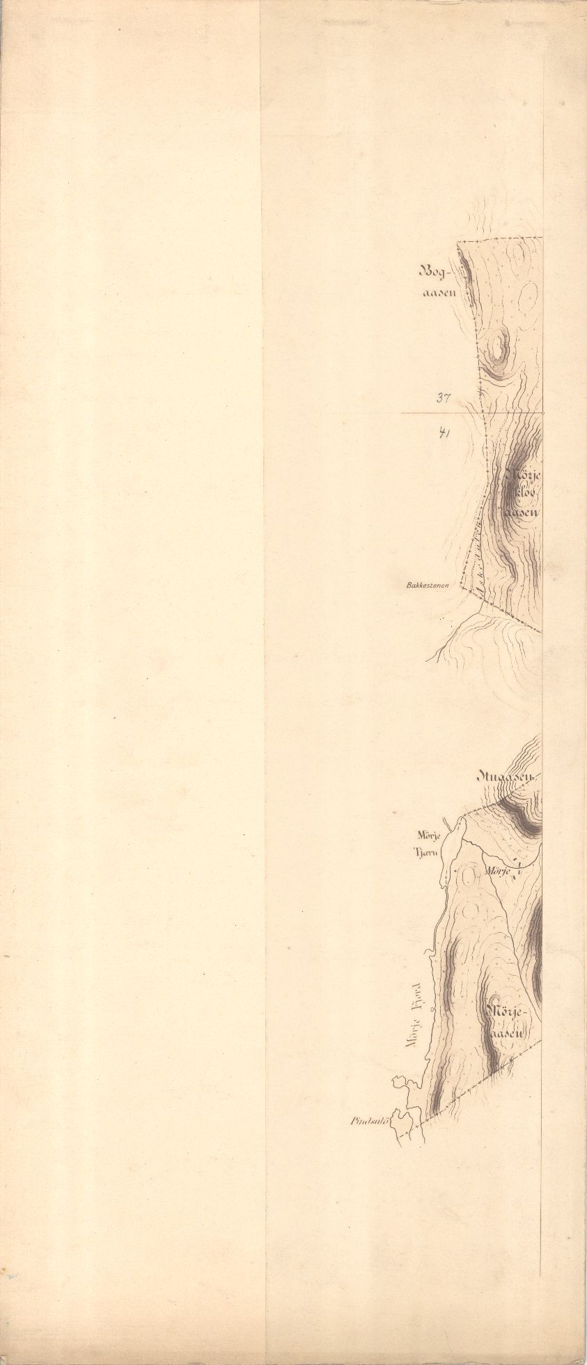 Jarlsberg-og-Larviks-amt nr 39-41: Kart over Forrige Grevskab: Vestfold