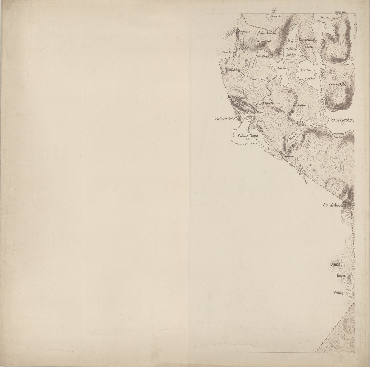 Jarlsberg og Larviks amt nr 39-4: Kart over det forrige Grevskab: Vestfold