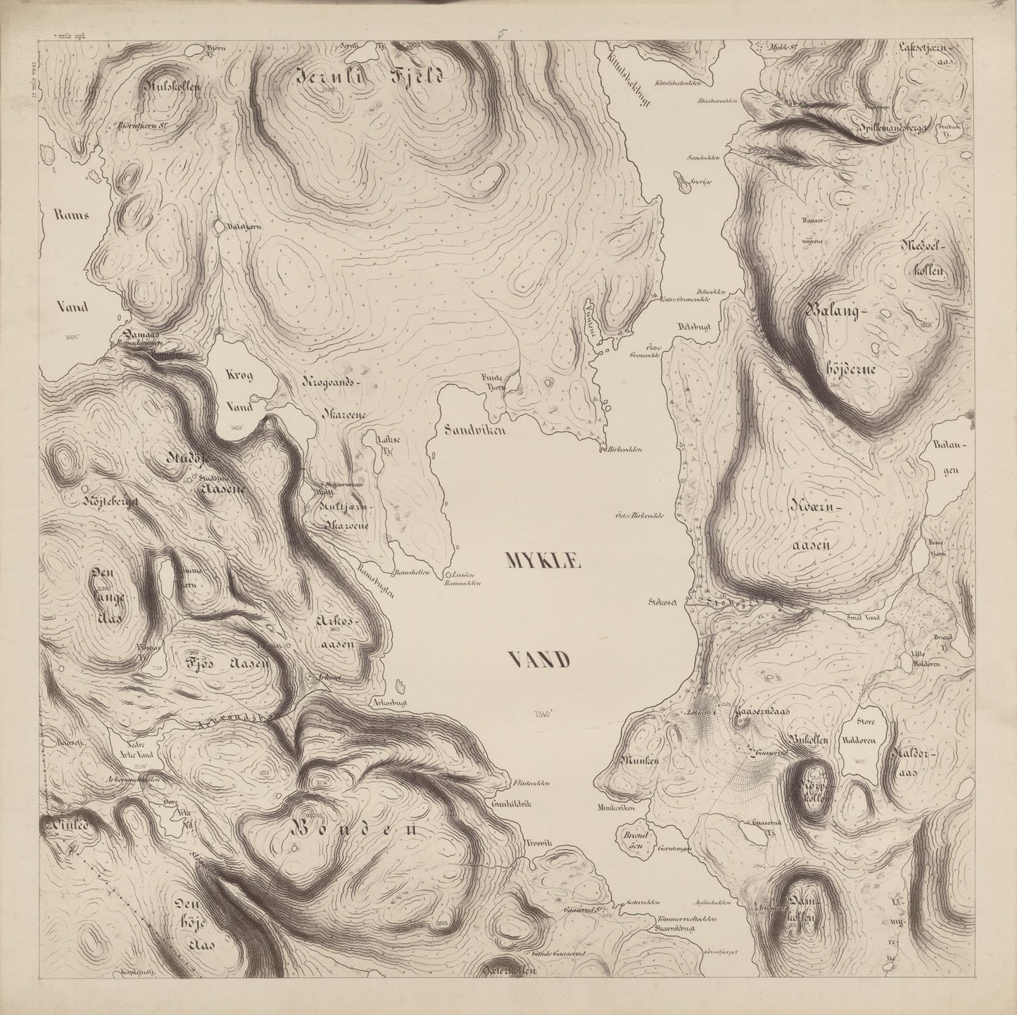 Jarlsberg og Larviks amt nr 39-5: Kart over det forrige Grevskab: Vestfold