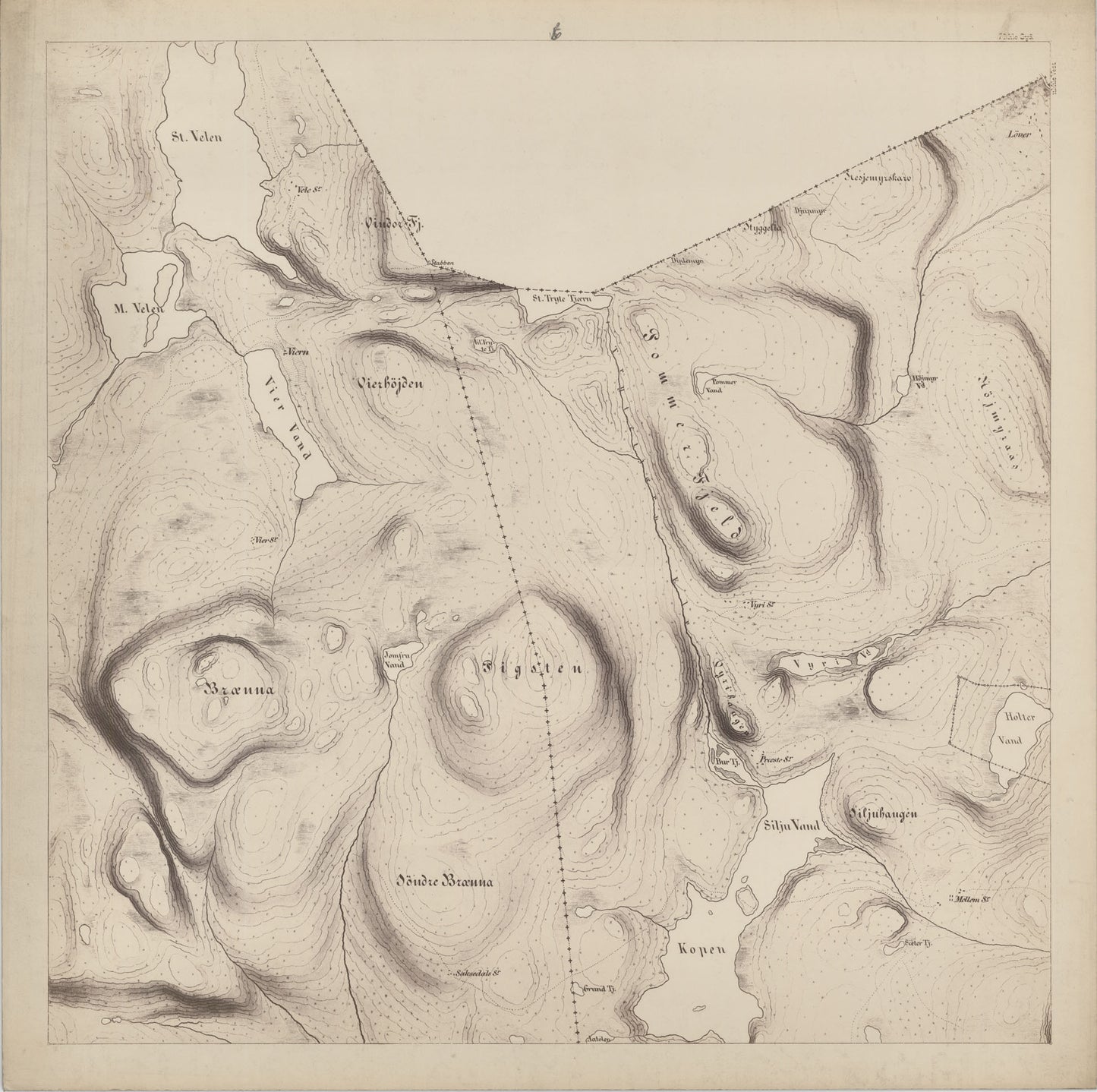 Jarlsberg og Larviks amt nr 39-6: Kart over det forrige Grevskab: Vestfold