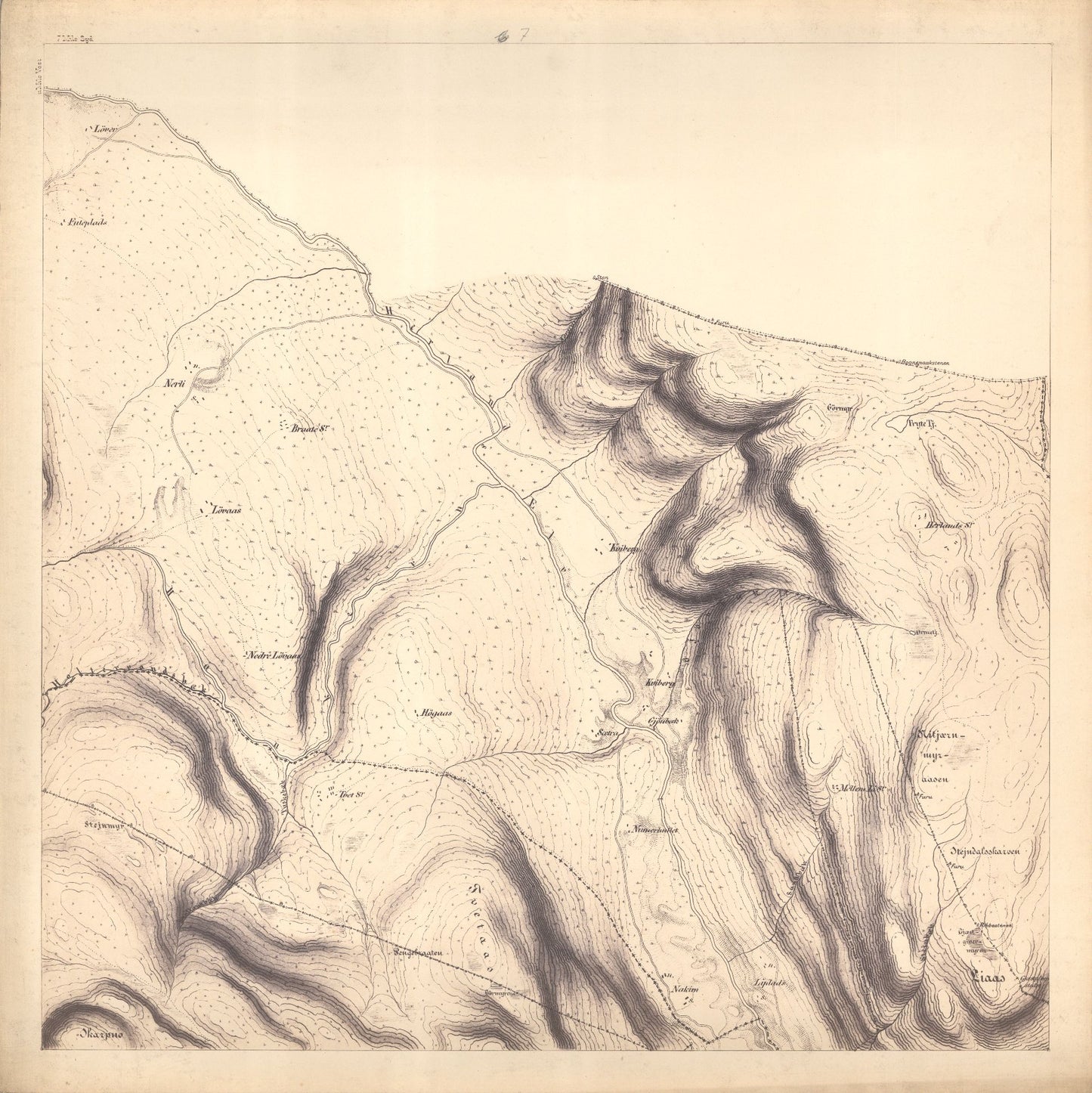 Jarlsberg-og-Larviks-amt nr 39-7: Kart over Forrige Grevskab: Vestfold