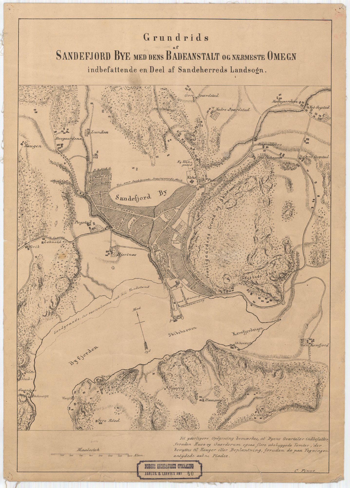 Jarlsberg-og-Larviks-amt nr 40: Sandefjord Bye: Vestfold