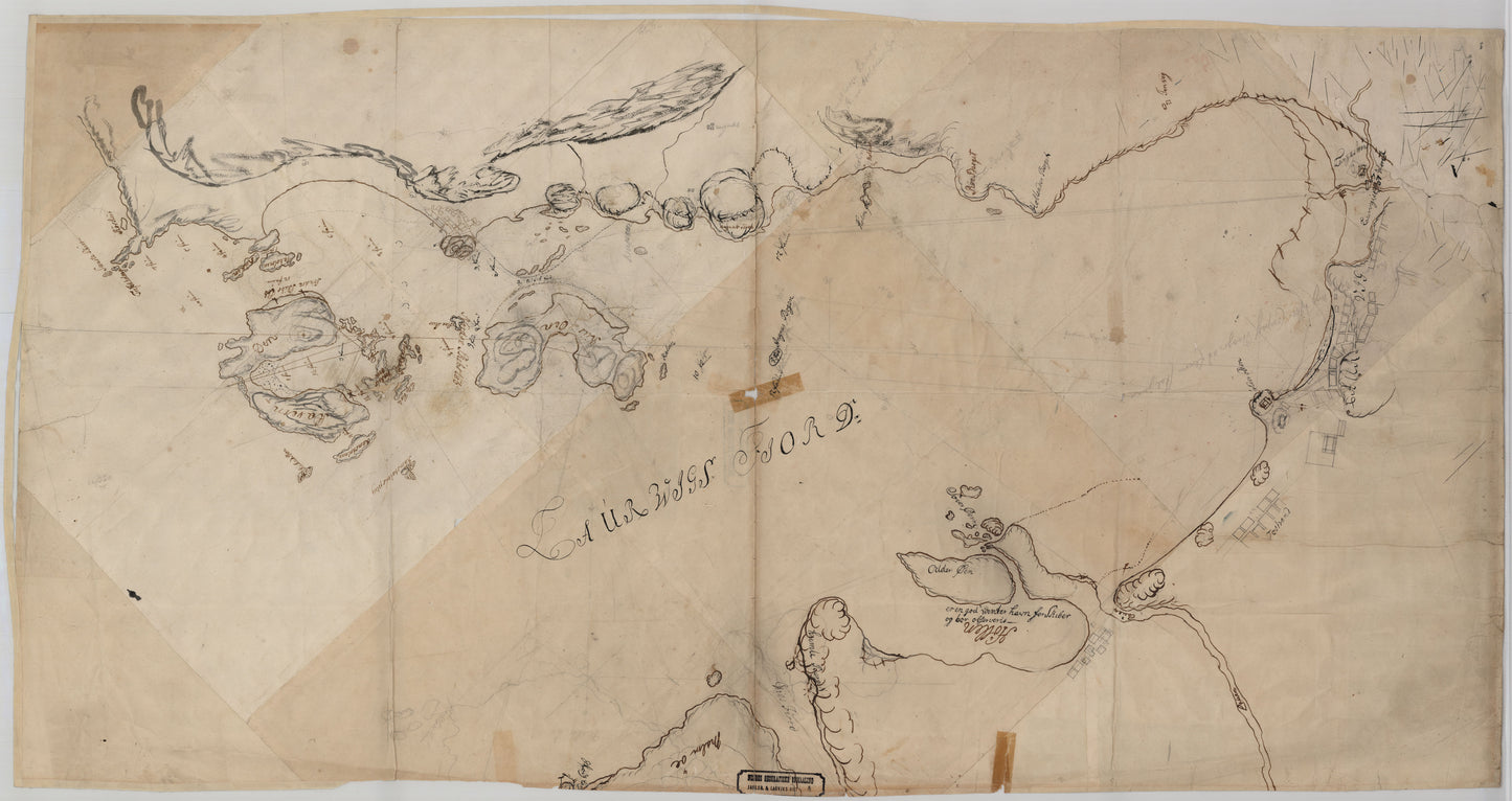 Jarlsberg og Larviks amt nr 4: Kart over Laurviksfjorden: Vestfold