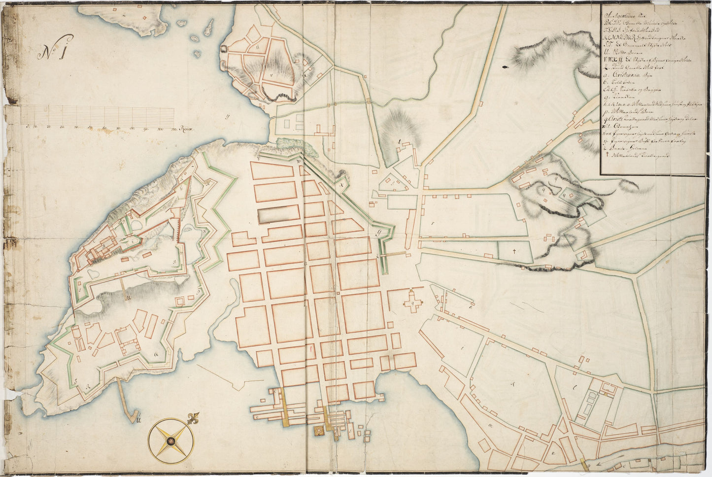 Kristiania nr 5-6: Akershus Slot og Christiania Bye: Oslo