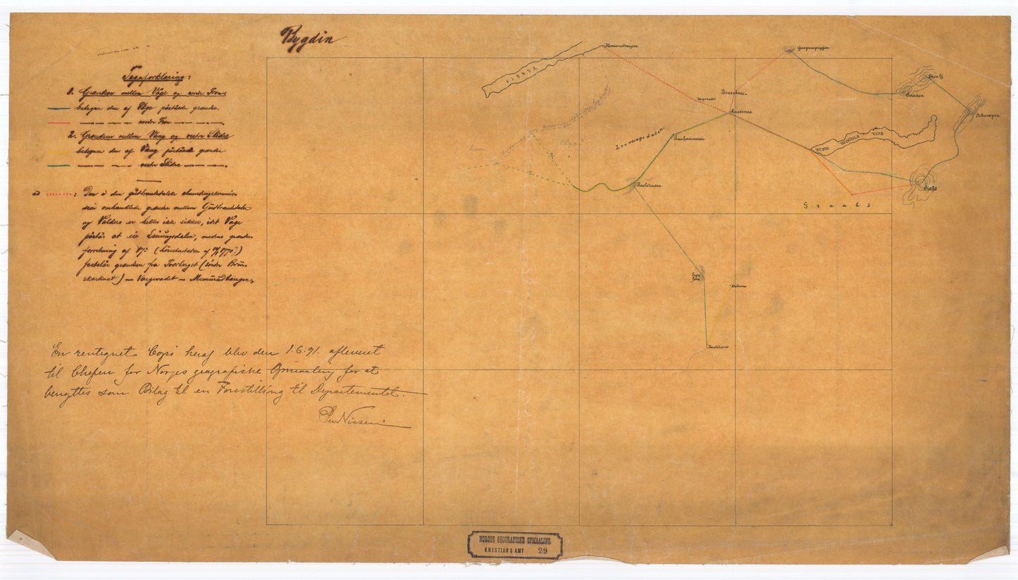 Kristians-amt nr 29: Grænserne mellem Vaage, nordre Fron, Vang og vestre Slindre: Oppland
