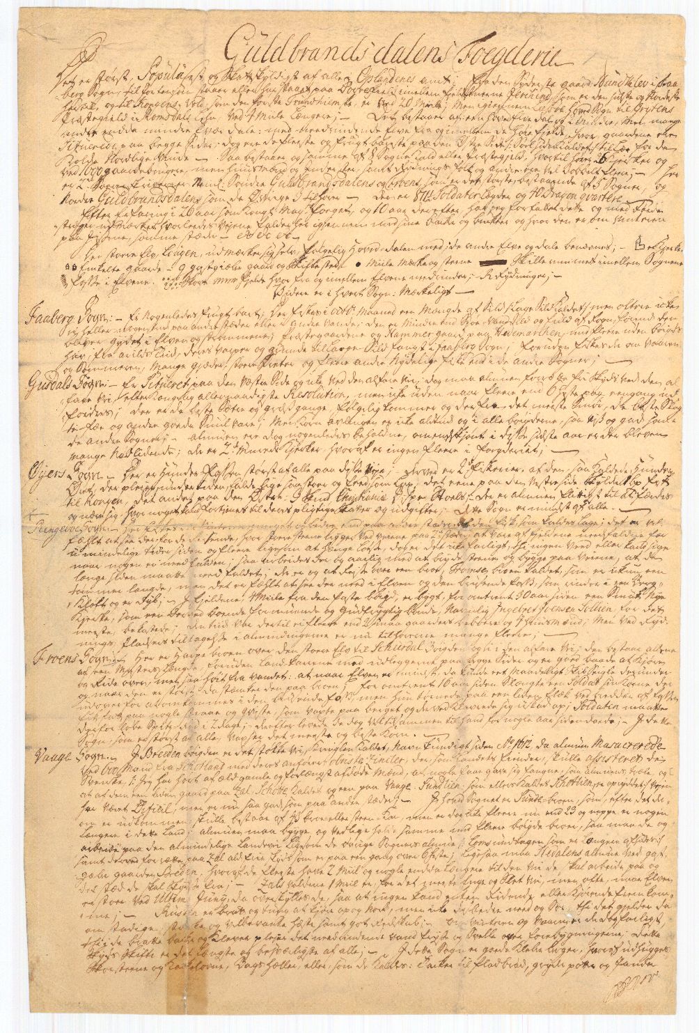 Kristians amt nr 5-1: Rids af Gudbrandsdalens Fogderi: Oppland