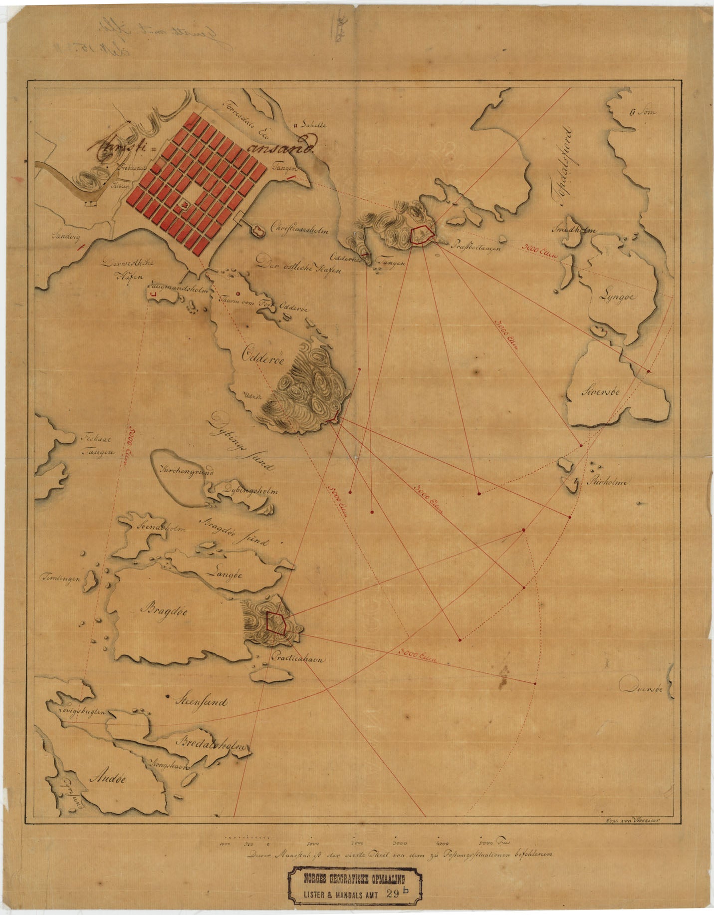 Lister og Mandals amt nr 29b: Christiansand og Indløbet dertil: Vest-Agder