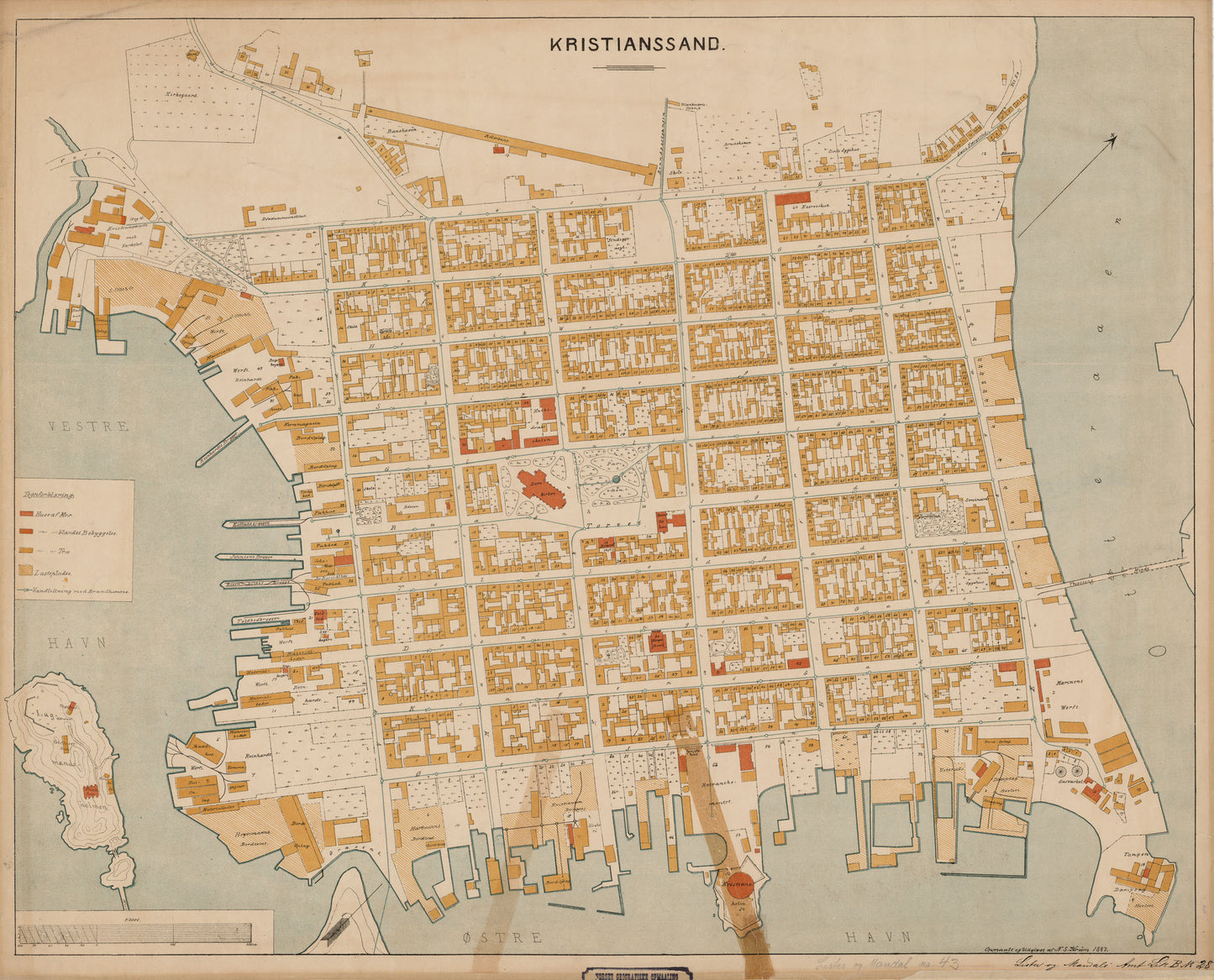 Lister og Mandals amt nr 43: Kristianssands: Vest-Agder