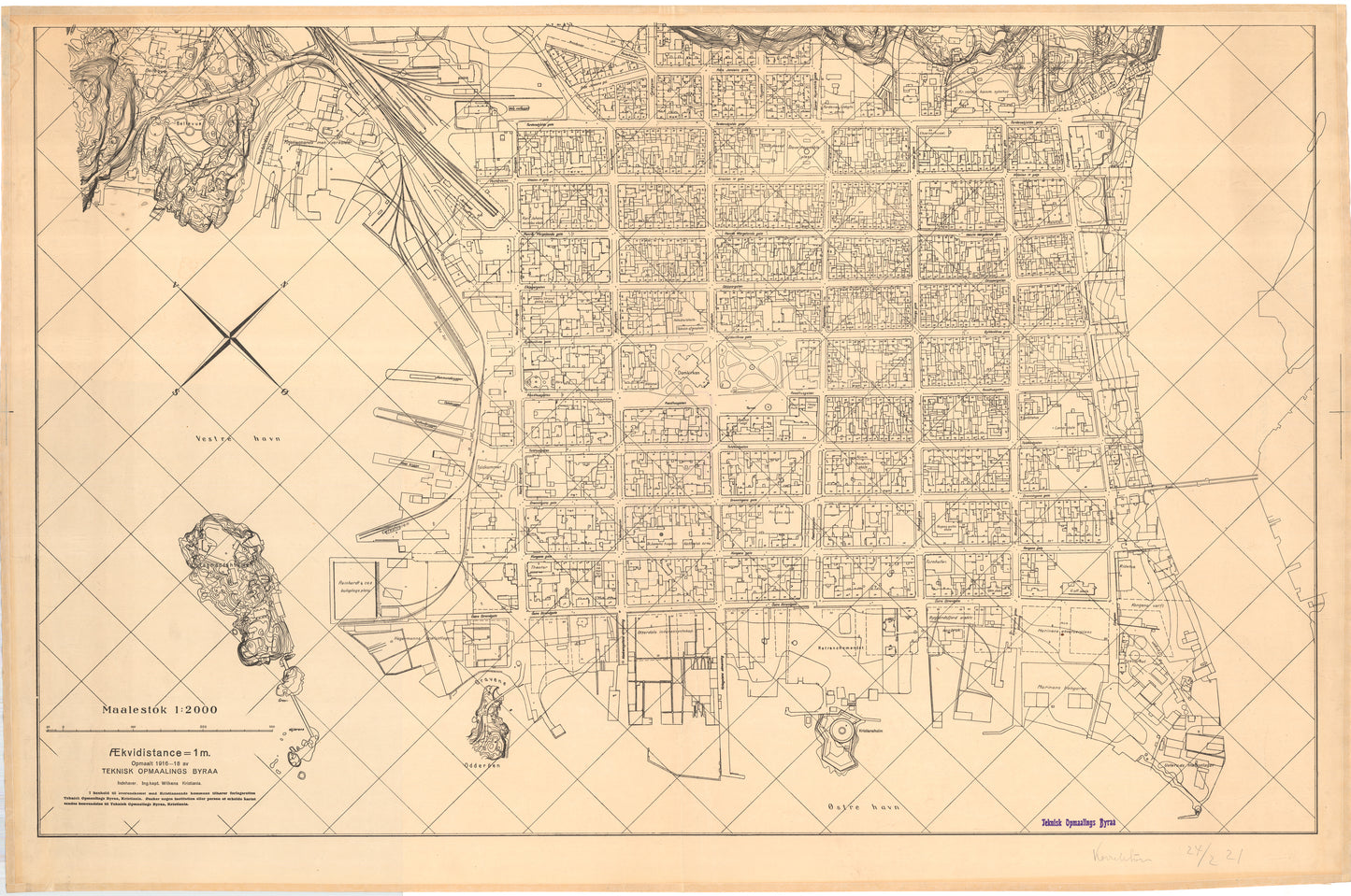 Lister og Mandals amt nr 60a1: Kristiansand, byen med Baneheien: Vest-Agder