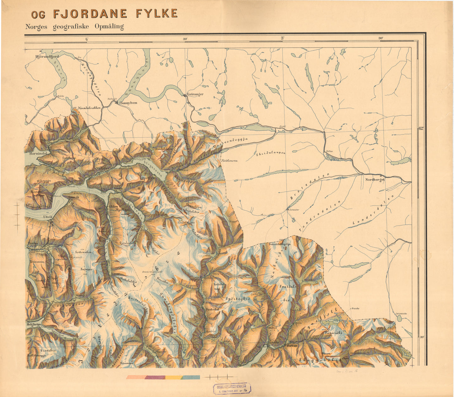Nordre Bergenhus amt nr 16-2: Skulekart yver Sogn og Fjordane Fylke: Sogn og Fjordane
