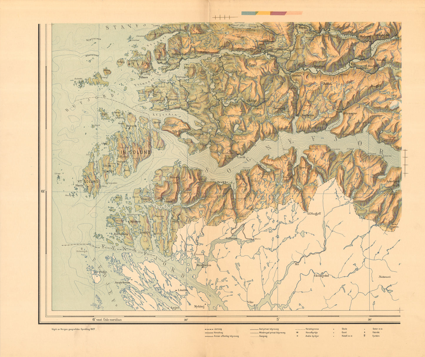 Nordre Bergenhus amt nr 16-4: Skulekart yver Sogn og Fjordane Fylke: Sogn og Fjordane