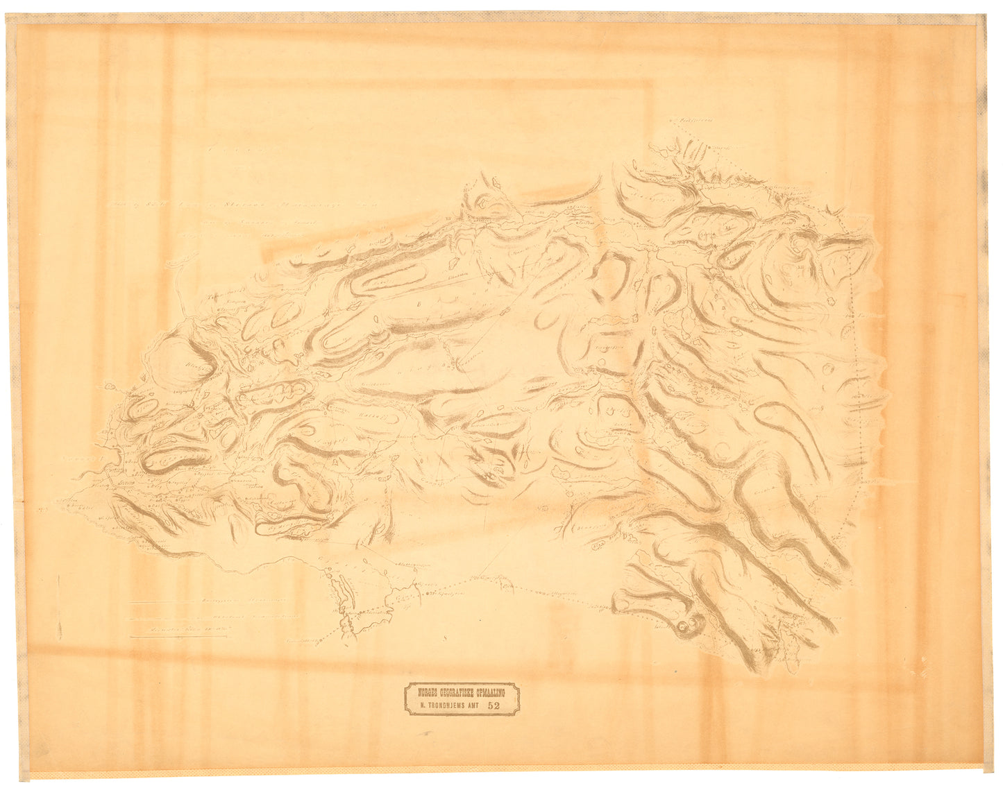 Nordre Trondhjems amt nr 52-2: Croquis over Nord-og Sørli, Luru og Storaas Almenninger: Nord-Trøndelag