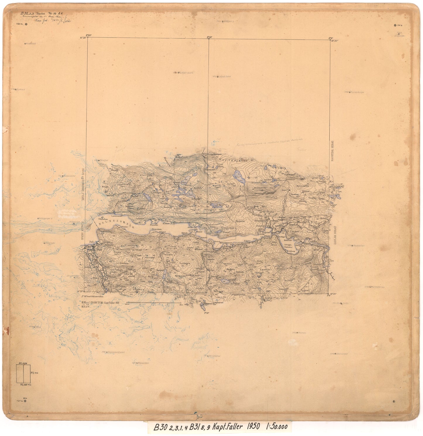 B30-2; B30-3; B30-1; B30-4; B31-8; B31-9: Sogn og Fjordane