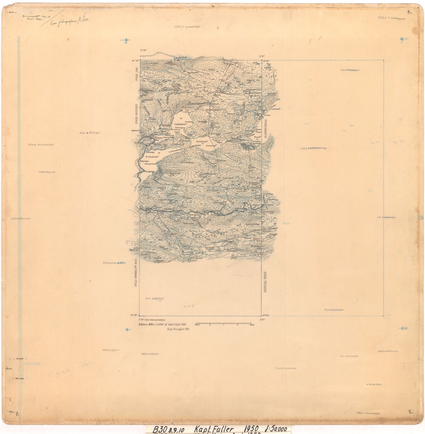 B30-8; B30-9; B30-10; B29-3: Sogn og Fjordane
