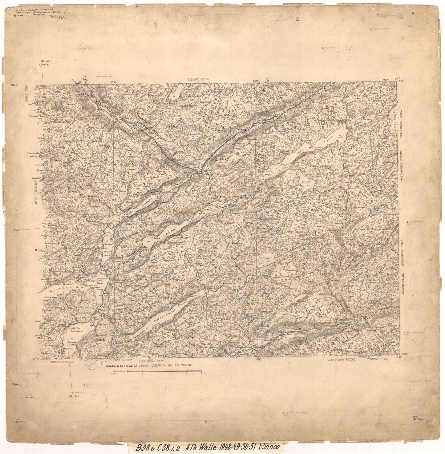 B38-6; C38-1; C38-2: Rogaland | Vest-Agder