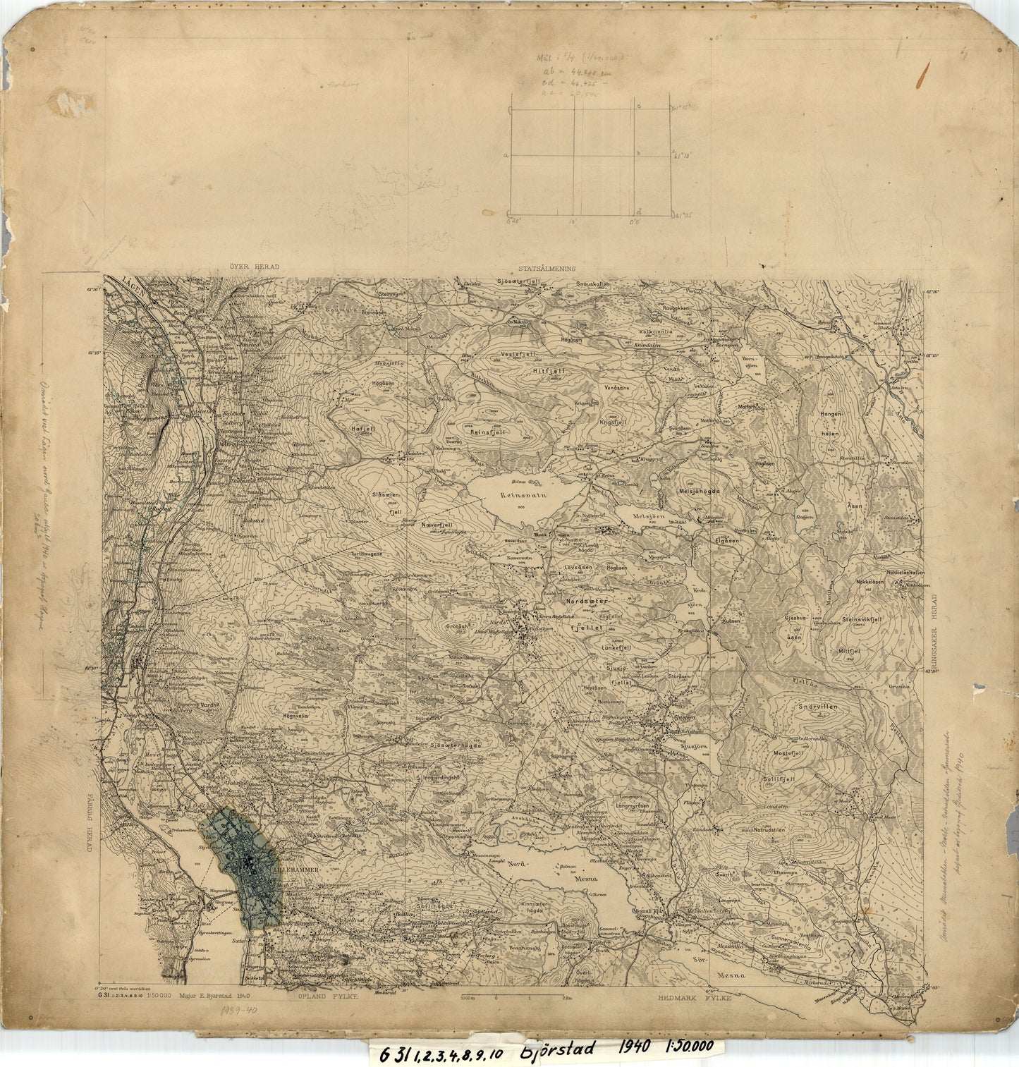 G31-1; G31-2; G31-3; G31-4; G31-8; G31-9; G31-10: Oppland