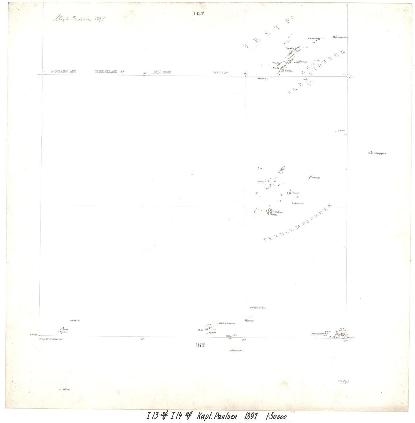 I13 sørøst; I14 nordøst: Nordland