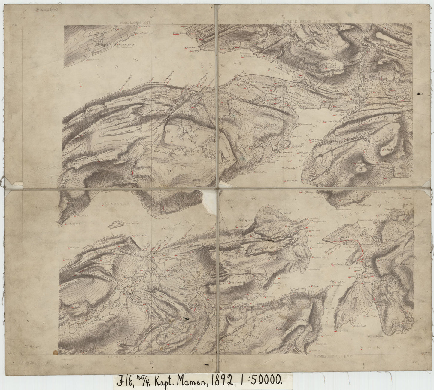 J16 nordvestre del; versjon 2: Nordland