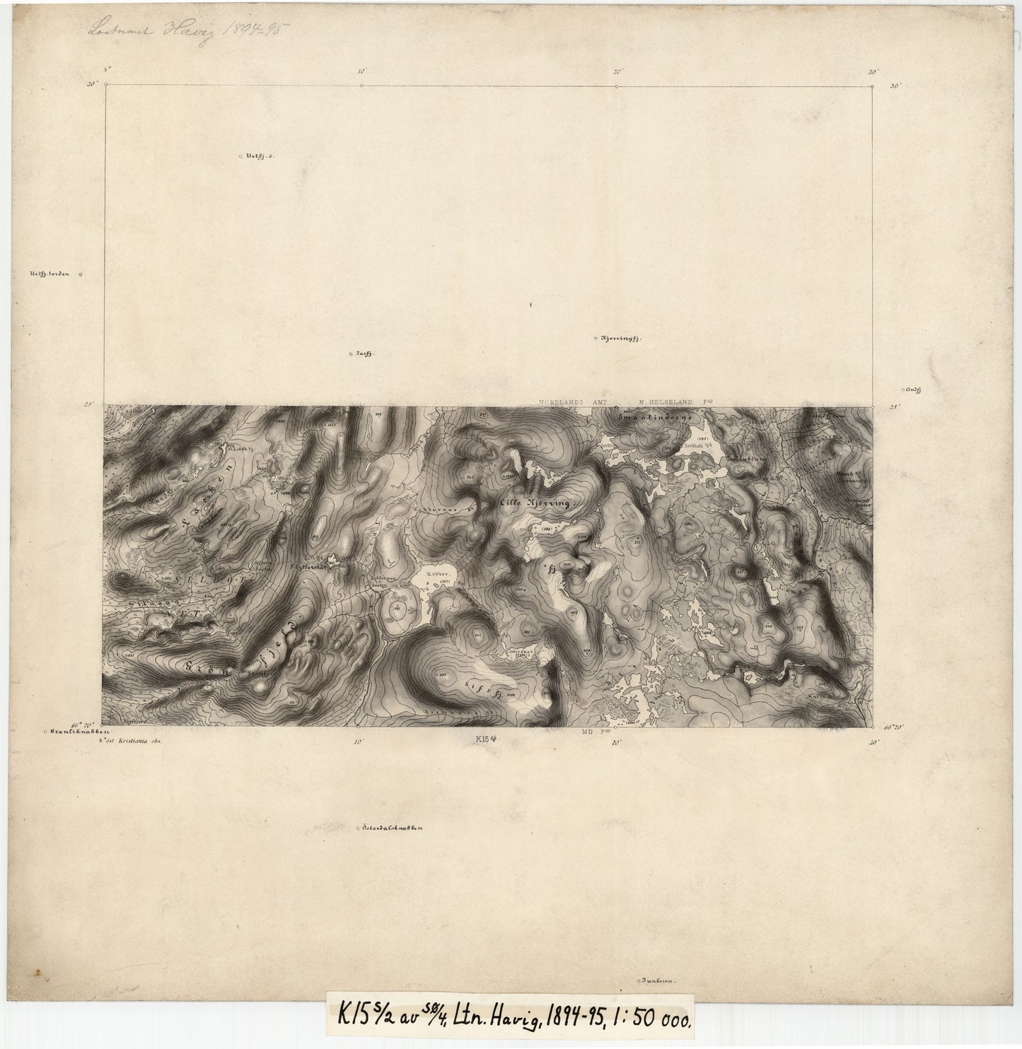 K15 søndre halvdel av sørøstre del: Nordland