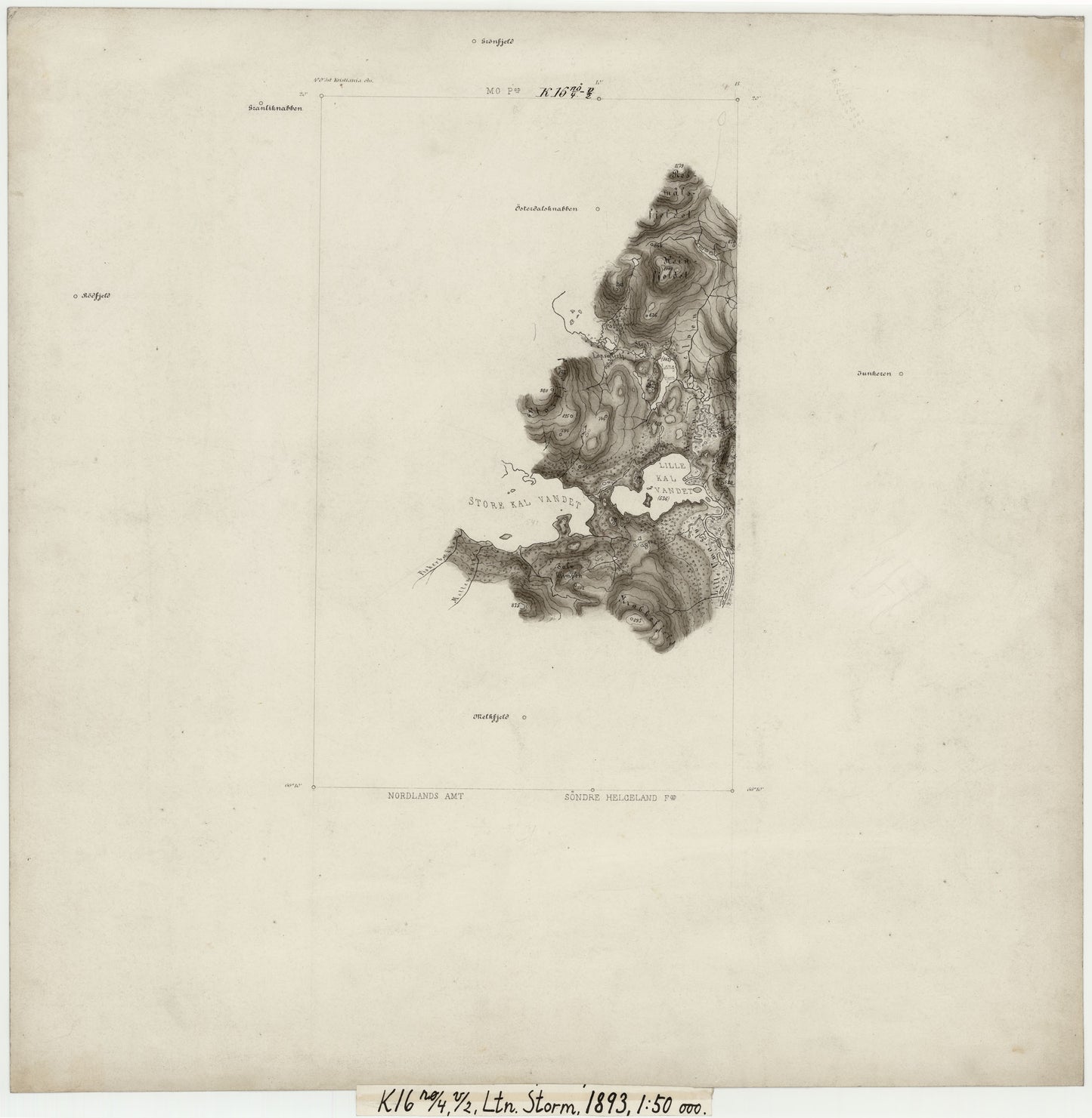 K16 vestre del av nordøstre del: Nordland
