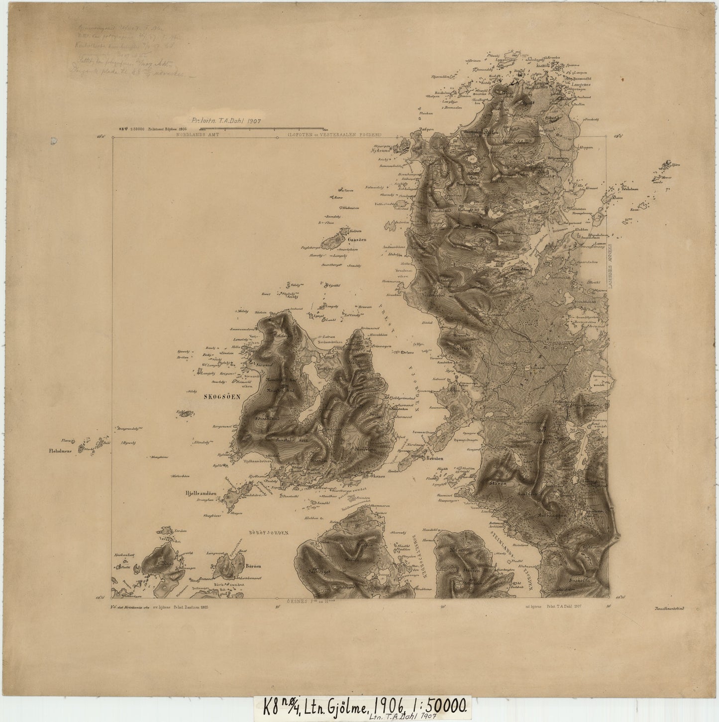 K8 nordøstre del: Nordland