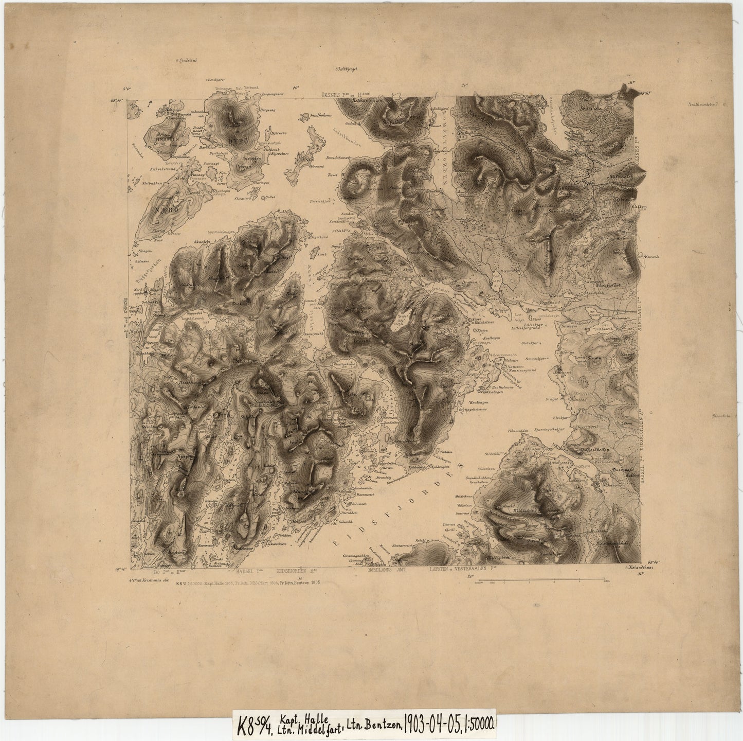 K8 sørøstre del: Nordland