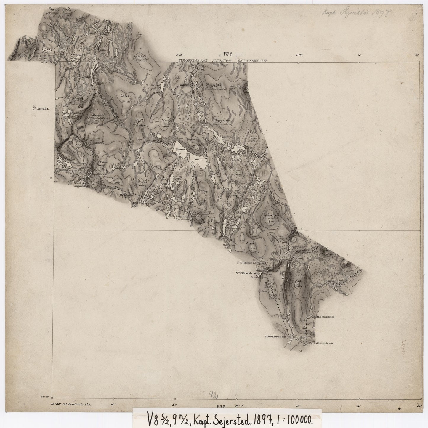 V8 søndre del og V9 nordre del: Finnmark