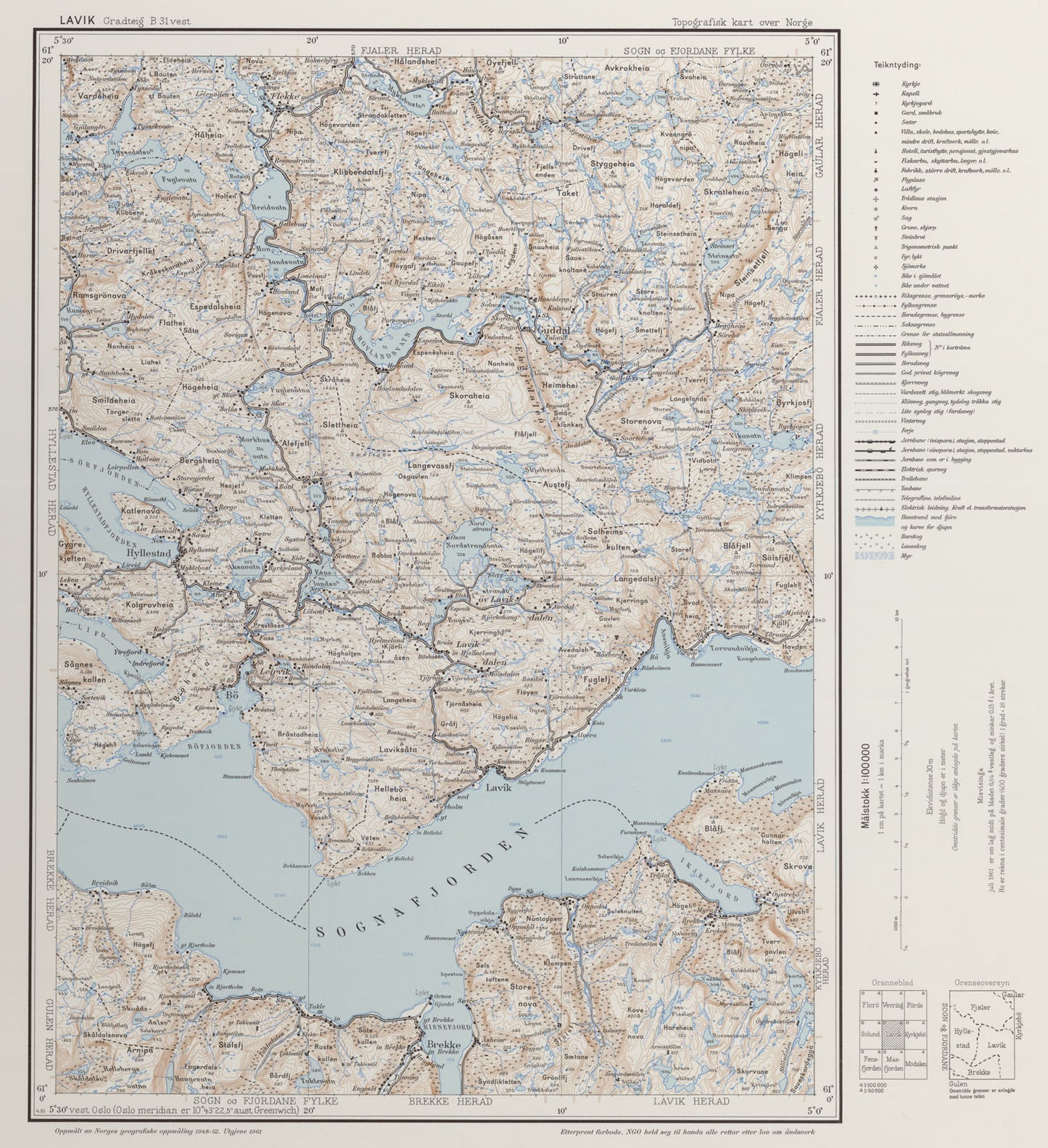 B31 vest Lavik: Hordaland | Sogn og Fjordane